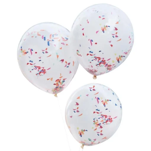Dobbeltlag Konfetti Ballonger Multifarget