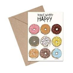 Donut Worry Kort