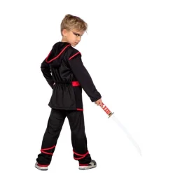 Drage Ninja Barnekostyme Rød