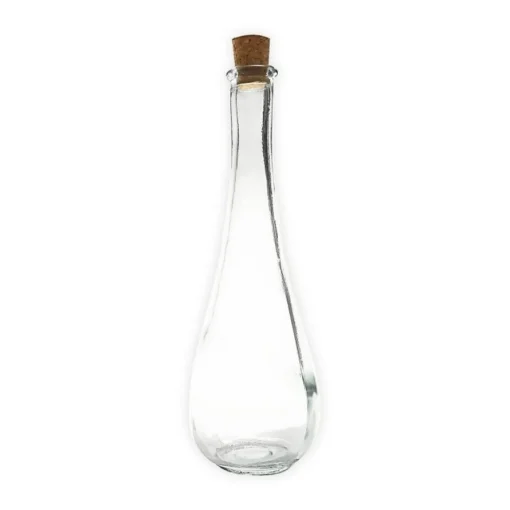 Dråpe Glassvase med Korkpropp
