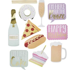 Eat Drink Party Selfie Props
