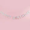 Eco Happy Birthday Hengepynt Multifarget Pastell