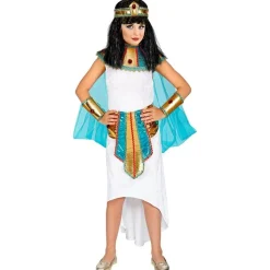 Egyptisk Dronning Barnekostyme Turkis