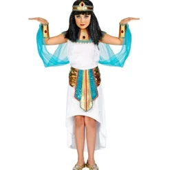 Egyptisk Dronning Barnekostyme Turkis