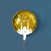 Eid Mubarak Folieballong Hvit og Gull