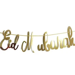Eid Mubarak Girlander Gullrosa