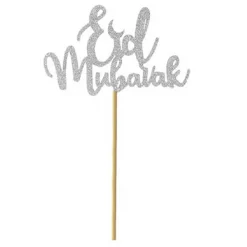 Eid Mubarak Kakepinner Sølv