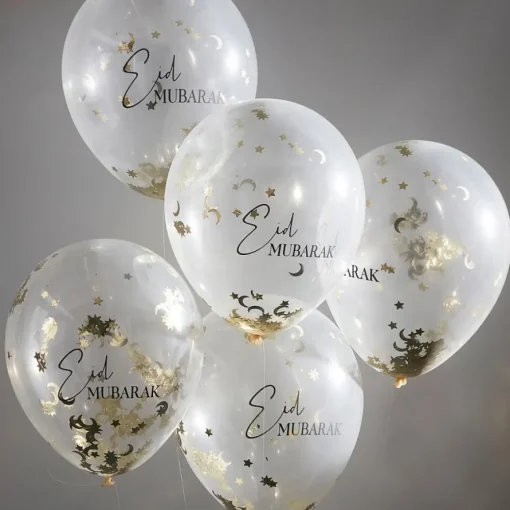 Eid Mubarak Konfetti Ballonger