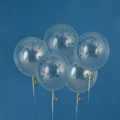 Eid Mubarak Konfetti Ballonger Gull