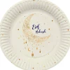Eid Mubarak Måne Papptallerkener