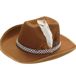 Elegant Cowboyhatt Barn Brun