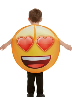 Emoji Hjerteøyne Barnekostyme