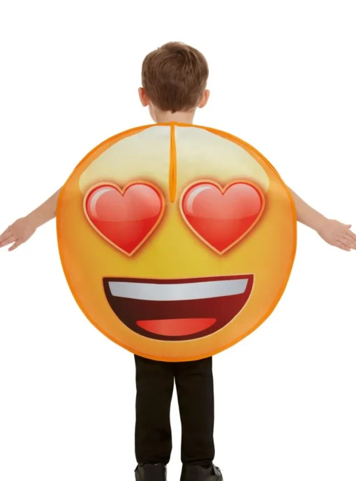 Emoji Hjerteøyne Barnekostyme