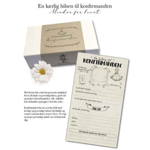 En Hilsen Til Konfirmanden Pige