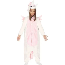 Enhjørning Lyserosa Onesie Barnekostyme