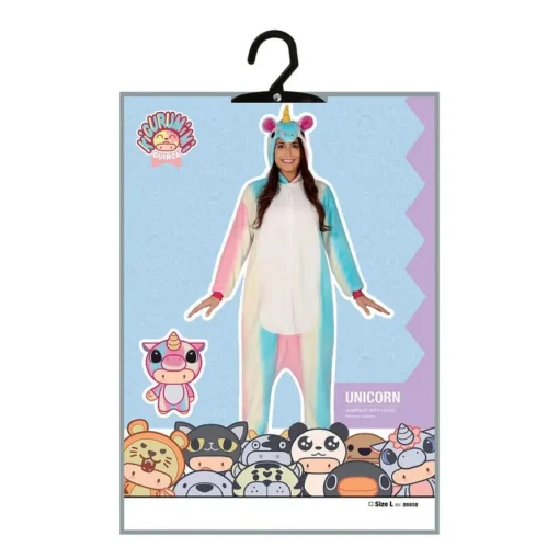 Enhjørning Onesie Kostyme Pastell