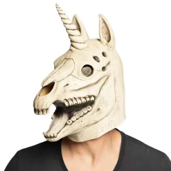 Enhjørning Skjelett Maske