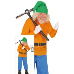 Eventyrdverg Kostyme Oransje