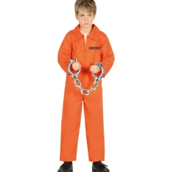 Fangedrakt Barnekostyme Oransje
