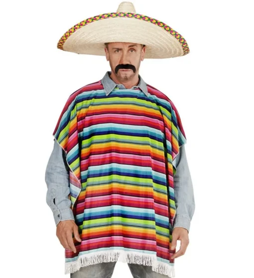 Fargerik Poncho