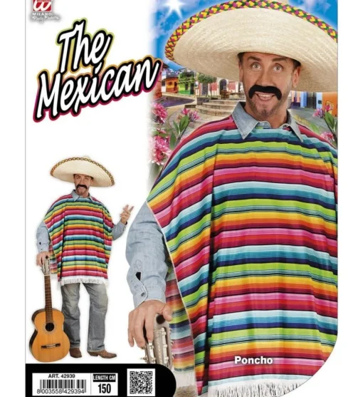 Fargerik Poncho