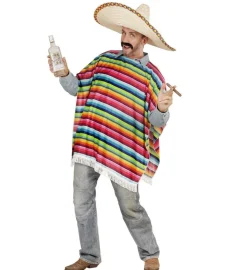 Fargerik Poncho