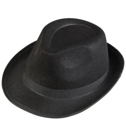 Fedora Gangsterhatt Svart