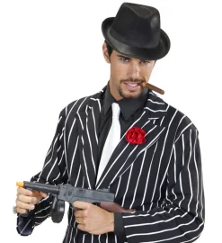 Fedora Gangsterhatt Svart