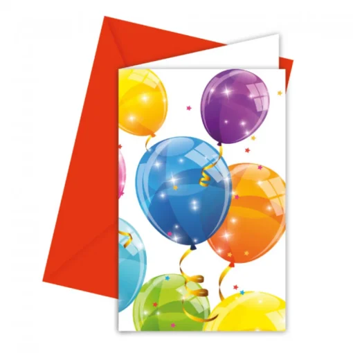 Festballong Invitasjonskort