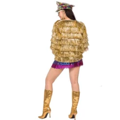 Festival Glitter Jakke Gull