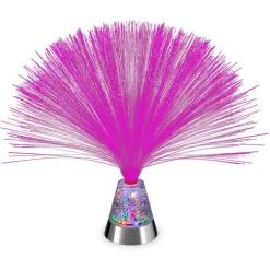 Fiberoptisk Glitter Lampe