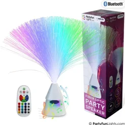 Fiberoptisk UFO Lampe & Høyttaler