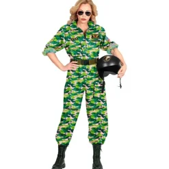 Fighter Pilot Kostyme Lysegrønn