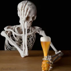 Final Touch® Brain Freeze Hodeskalle Ølglass