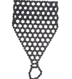 Fingerhanske Svarte Perler