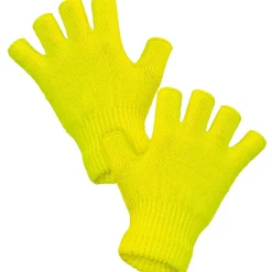 Fingerløse Hansker Neongul