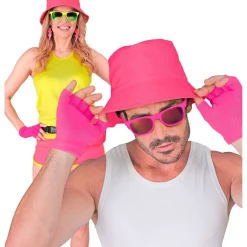 Fingerløse Hansker Neonrosa