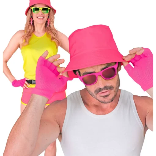 Fingerløse Hansker Neonrosa
