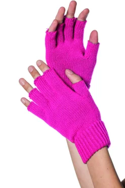 Fingerløse Hansker Neonrosa