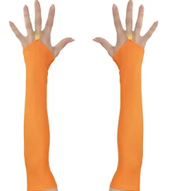 Fingerløse Hansker Oransje