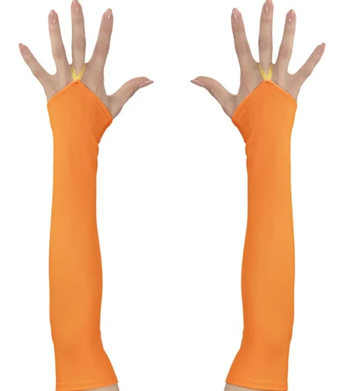 Fingerløse Hansker Oransje