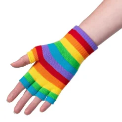 Fingerløse Hansker Regnbue