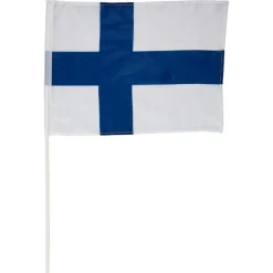 Finland Flagg på Pinne