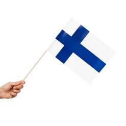 Finland Flagg på Pinne