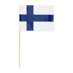 Finland Flagg på Pinne