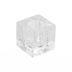 Firkant Glass Lysestake