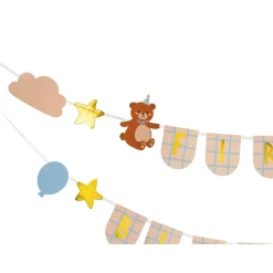 First Birthday Bamse Girlander