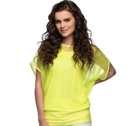 Fiskenett Bluse Neongul