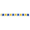 Flaggbanner Gul og Blå