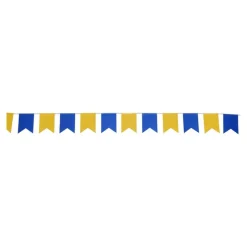 Flaggbanner Gul og Blå